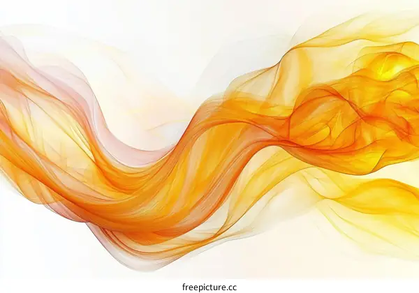 Abstract Flowing Colors Design