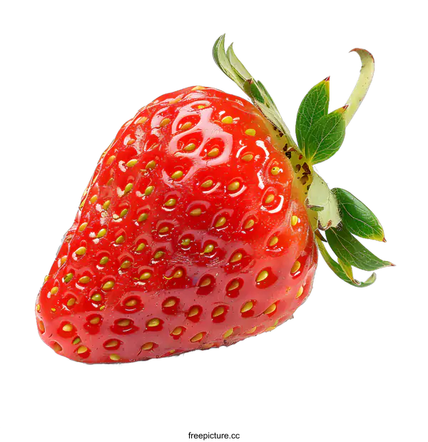 [Transparent Background PNG]single strawberry