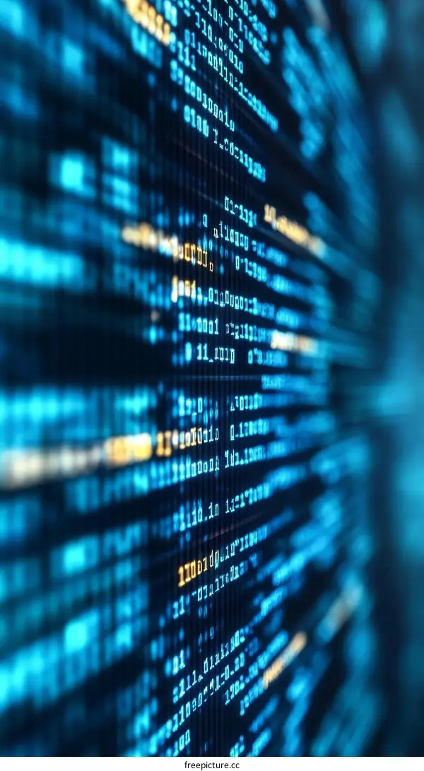 Abstract Digital Code Illustration