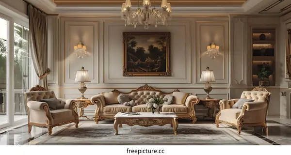 European-style living room