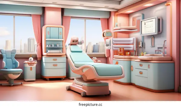 Pediatric Clinic Examination Room