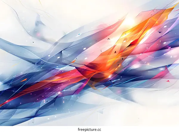 Colorful abstract painting