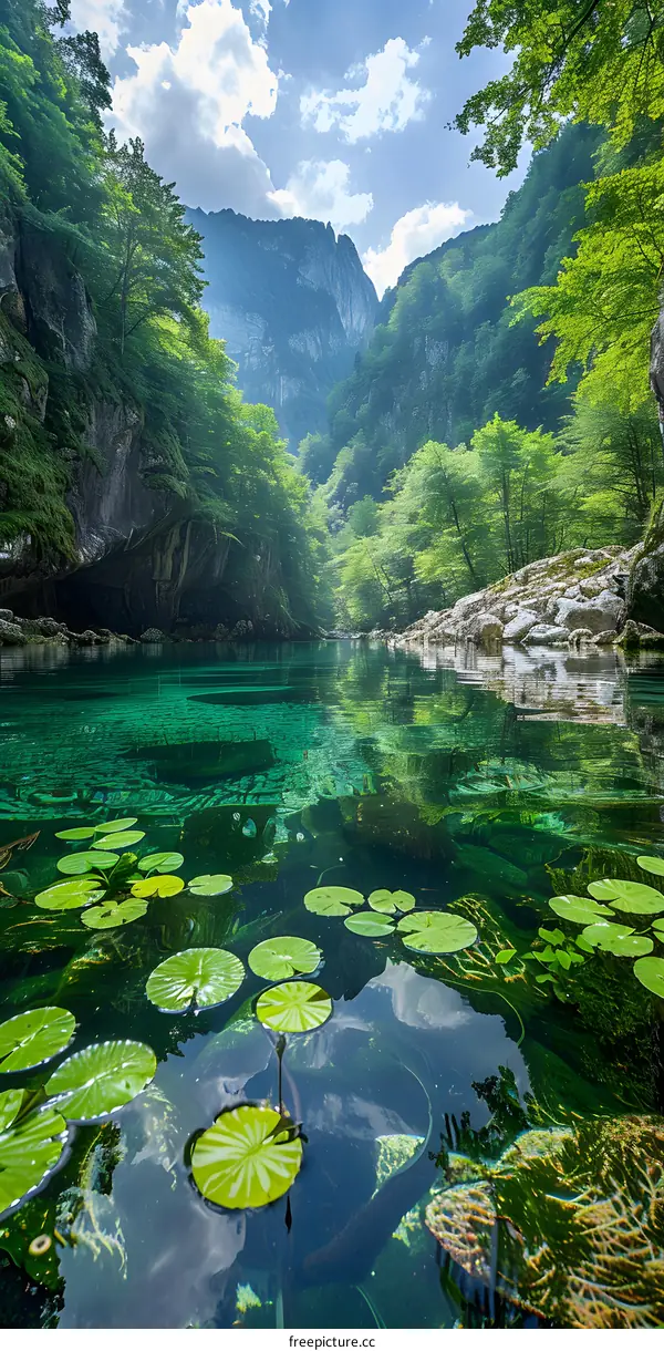 The Soca River in Slovenia