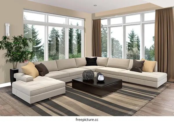 Modern Minimalist Scandinavian Living Room Decor and Interiors