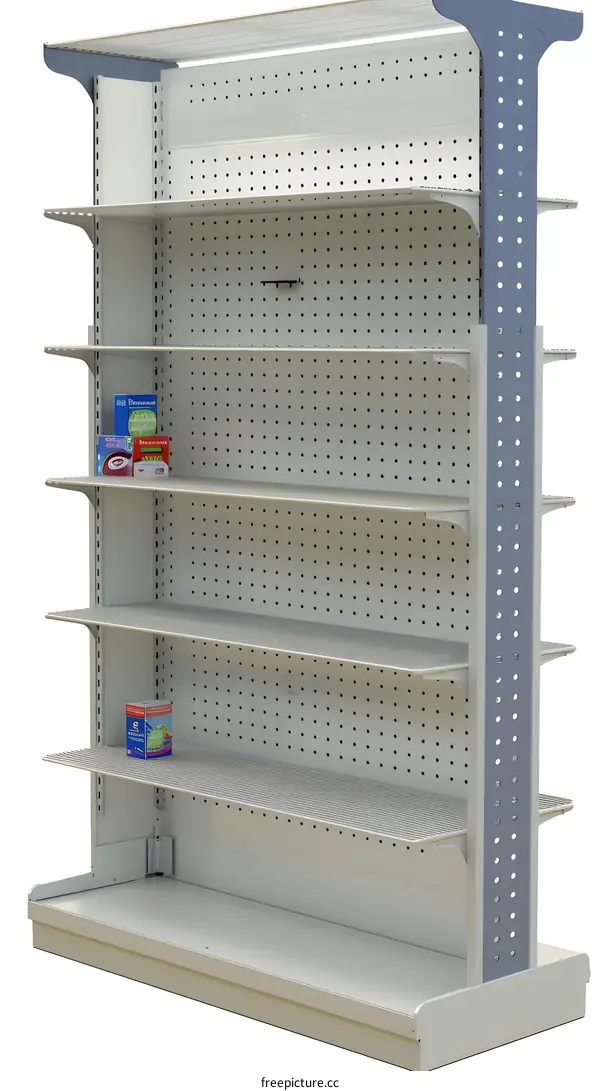 Metal Retail Display Shelf With Five Shelves