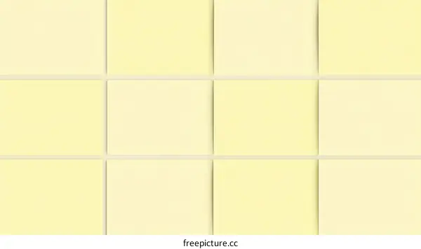Pastel Yellow Sticky Notes Collection