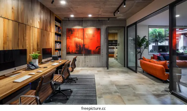 Office Interior Design With Modern Furnishings