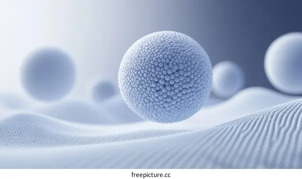 Abstract Molecular Structure Illustration