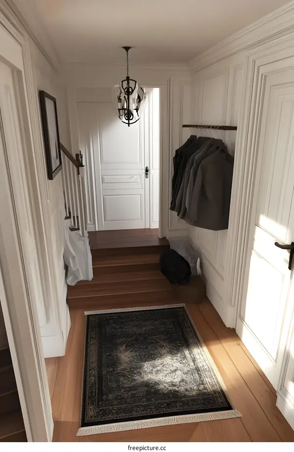 Modern Interior Design of a House Entrance