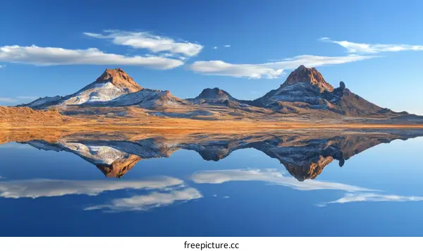 Majestic Mountain Reflection in a Serene Lake