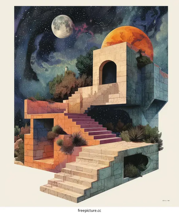 Stairway to the Moon