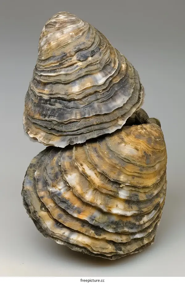 A stack of oysters