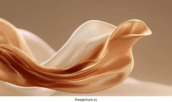 Abstract Flowing Fabric Design