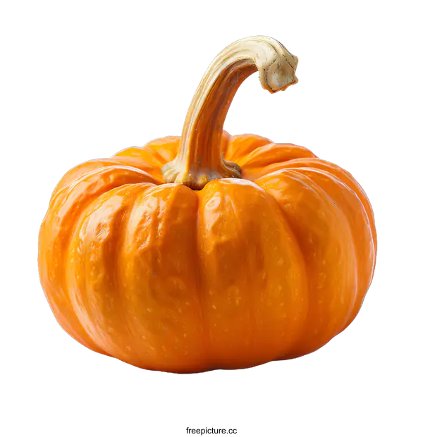 [Transparent Background PNG]A small pumpkin on a white background