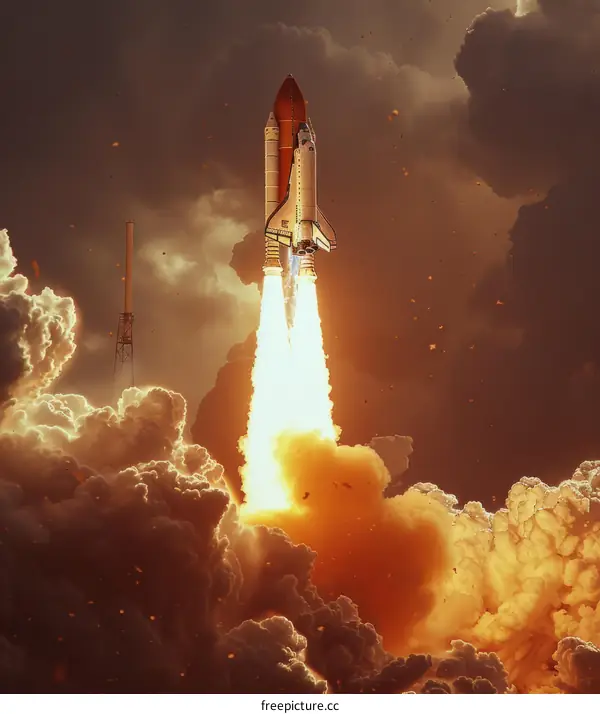 Space Shuttle Atlantis Launch