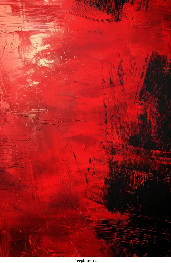 Black and Red Canvas Wall Art