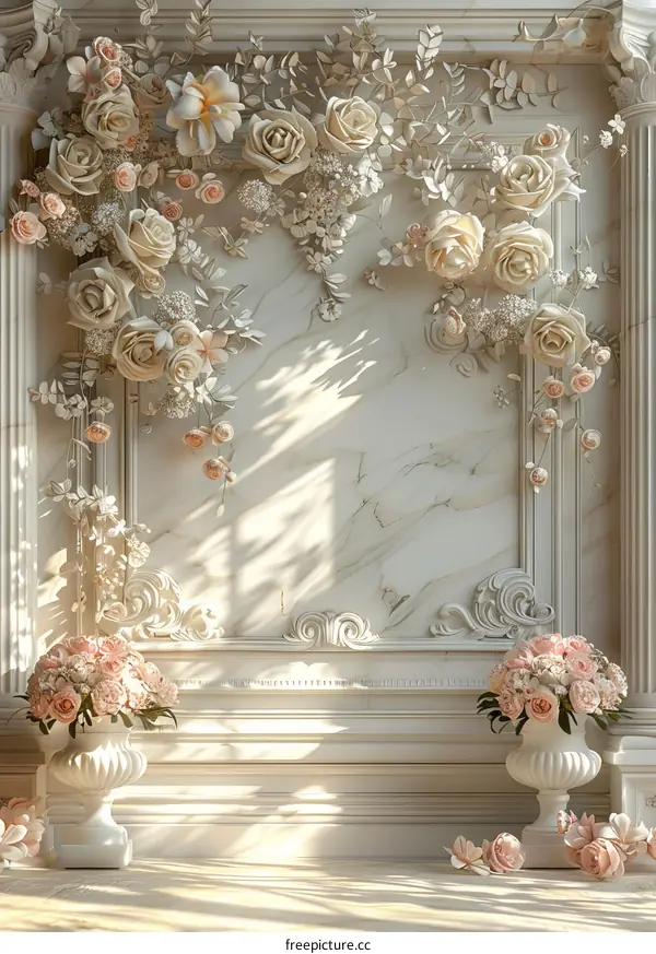 Elegant Floral Decor in a Classic Interior