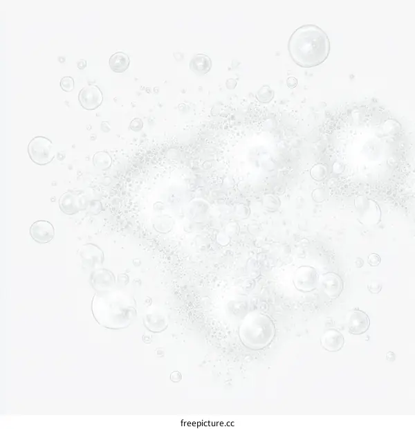 Abstract Soap Bubbles Background Design