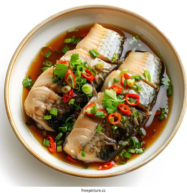 steamed fish with ginger and scallion
