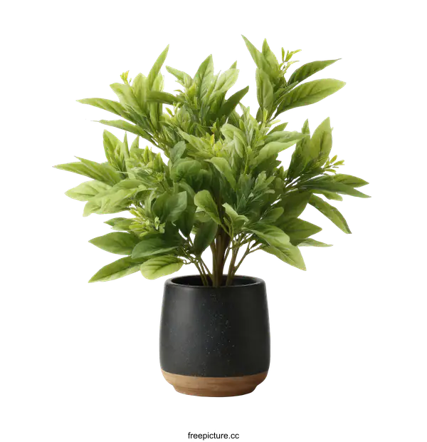 [Transparent Background PNG]Artificial Plant in a Decorative Pot