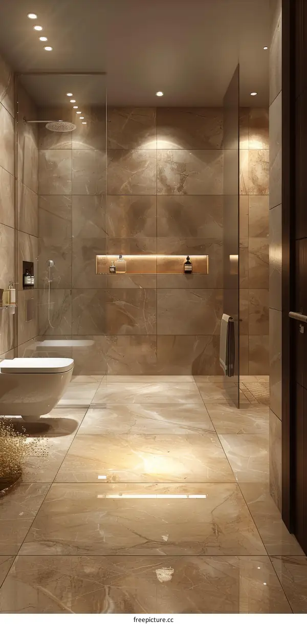 Modern and Minimalist Bathroom Design