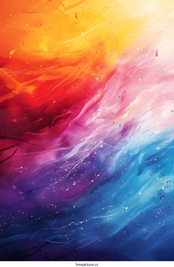 Colorful abstract painting