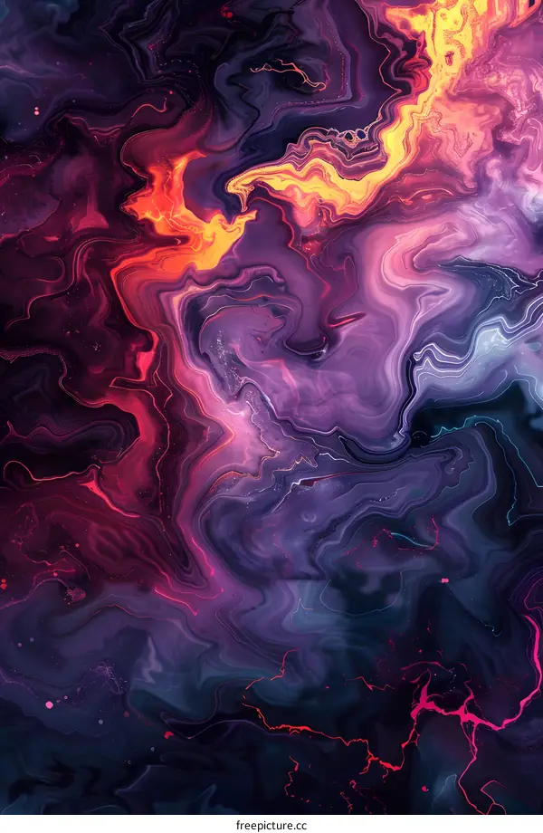 Colorful abstract painting