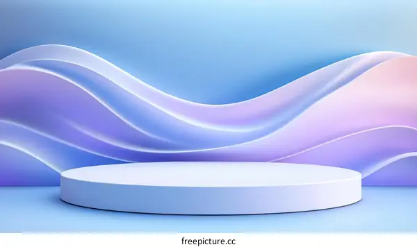 Abstract Minimalist Product Display Platform