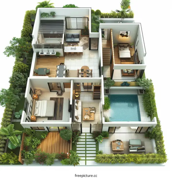 Modern House Floor Plan Design