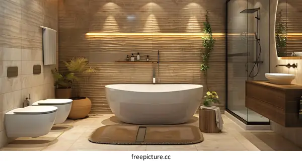 Modern Elegant Bathroom Design