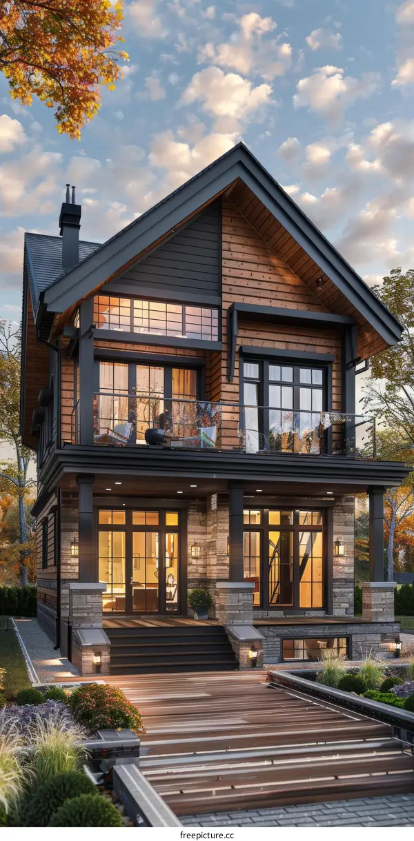 Modern Rustic House Exterior Design