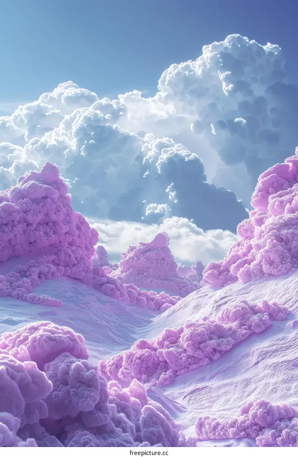 Dreamlike Cloud Mountainscape