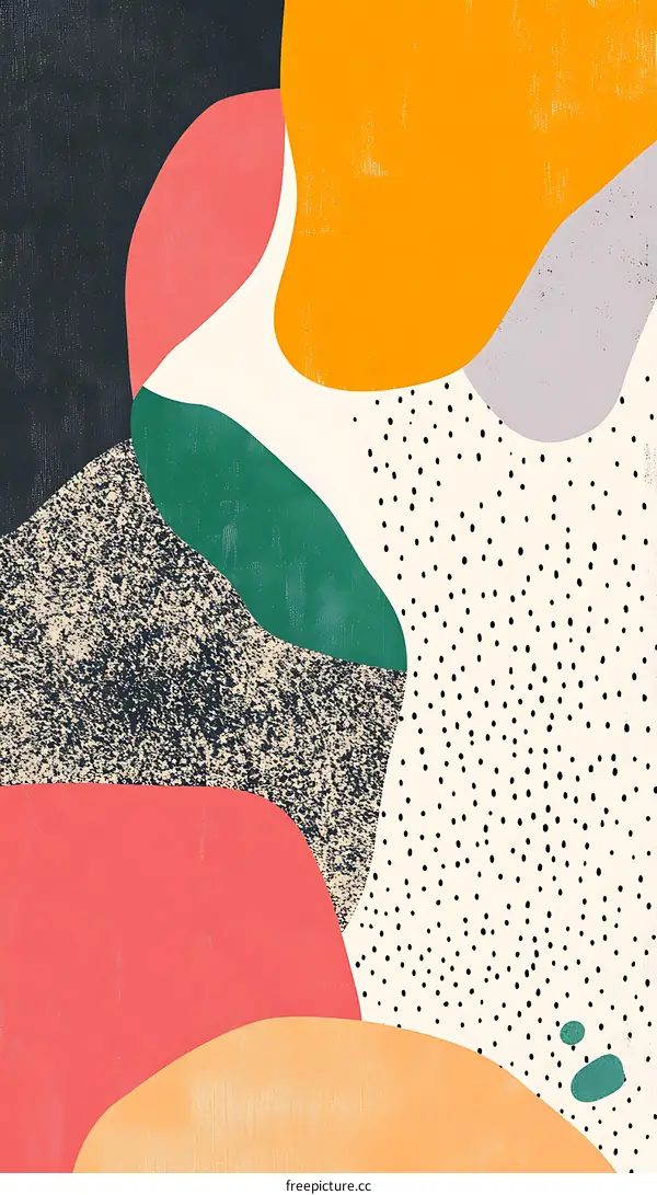 Abstract Colorful Shapes Background