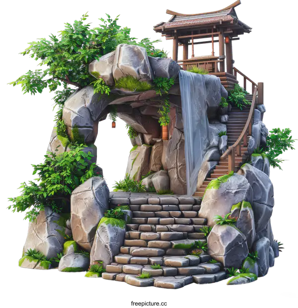 [Transparent Background PNG]chinese style pavilion