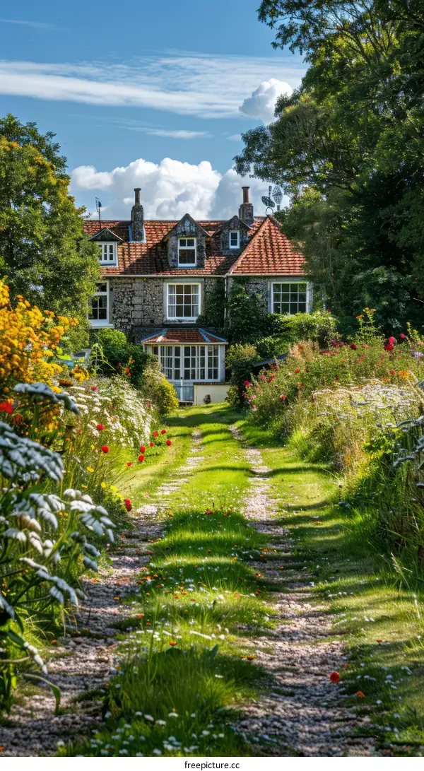 Stone Cottage Retreat: Idyllic Garden Haven