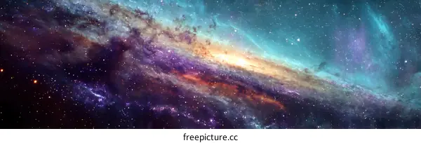 Colorful Nebulae in the Infinite Cosmos