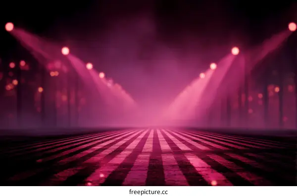 Magenta Night Scene Abstract Background