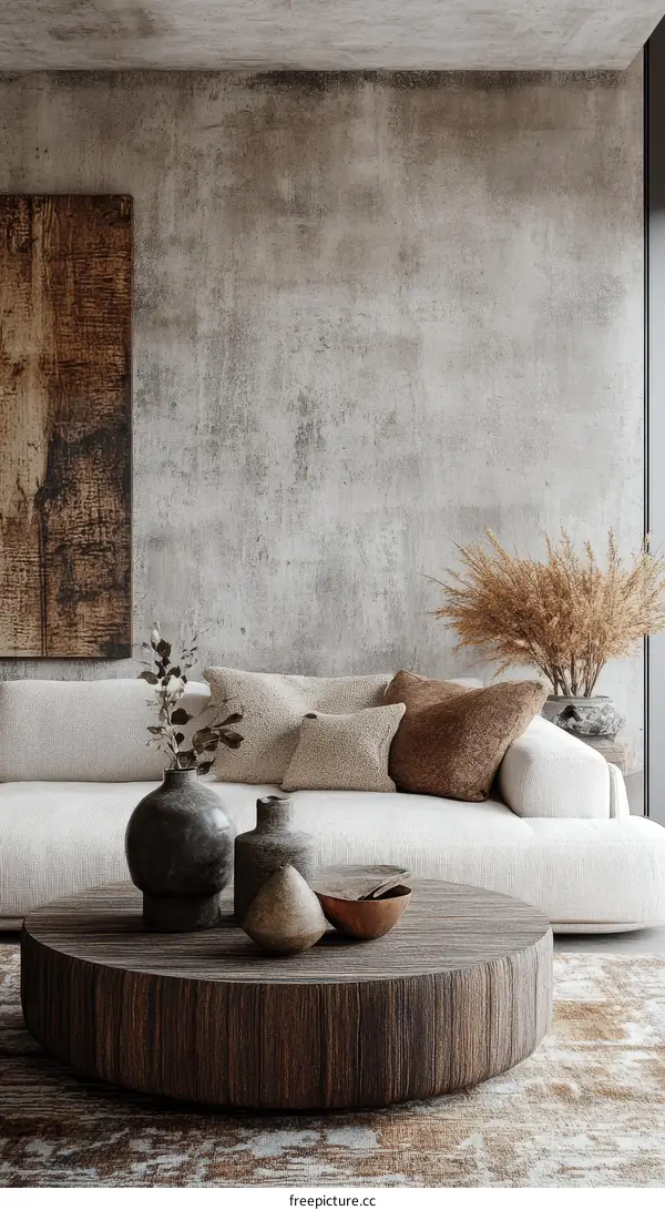 Modern Rustic Living Room Interior Design