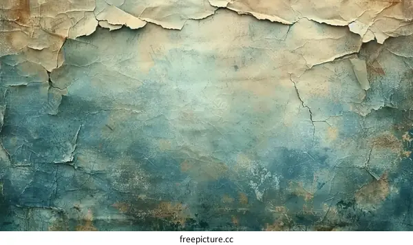 Blue and beige grunge texture background