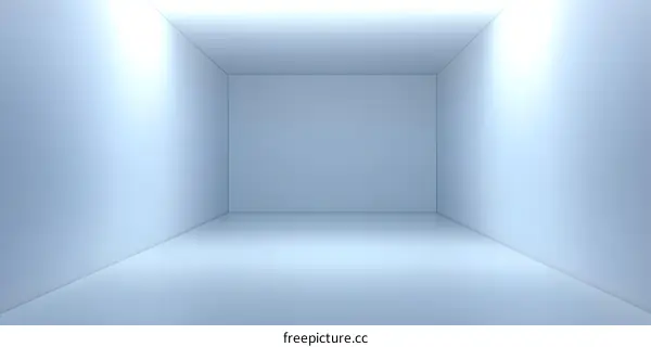 Empty White Room Corner