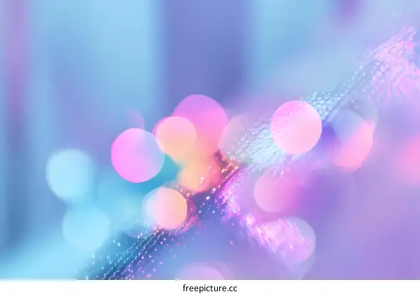 Abstract Colorful Bokeh Background Design