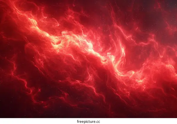 Red and orange plasma background