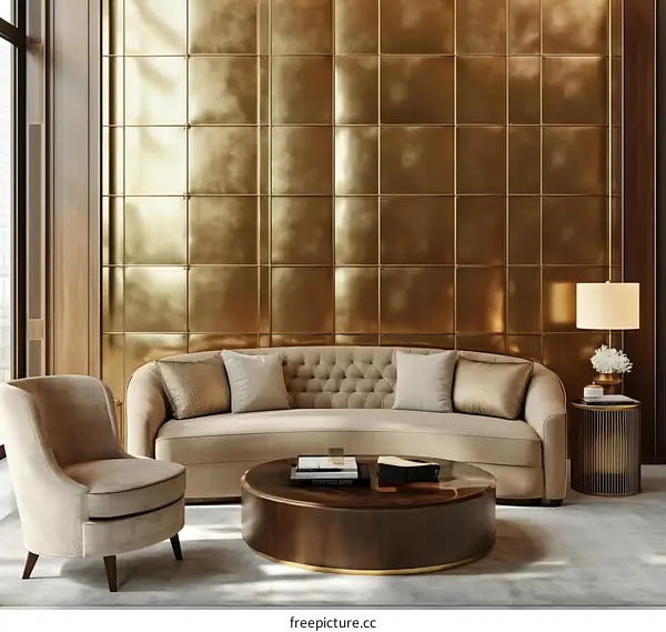 Modern Luxurious Living Room Interior Design