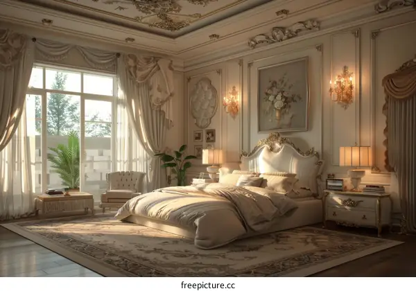 Luxury Elegant Bedroom Interior Design