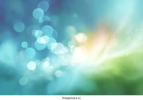 Abstract Colorful Bokeh Background Design