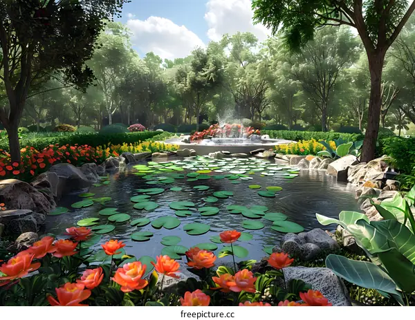 Landscape design renderings