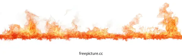 Fiery Flames Abstract Background Design