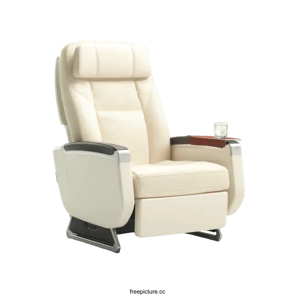 [Transparent Background PNG]Modern Airplane Seat Design for Premium Travel