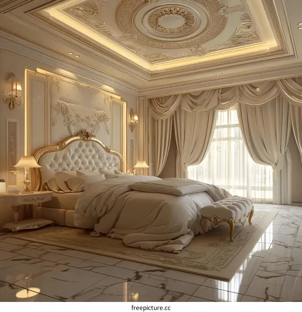 Luxury Elegant Bedroom Interior Design