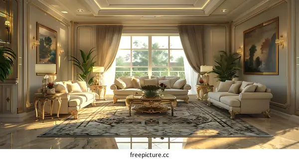 Luxurious living room